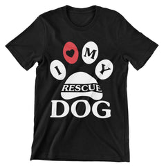 I Love My Rescue Dog T-Shirt - CraftNest - Digital Crafting and Art