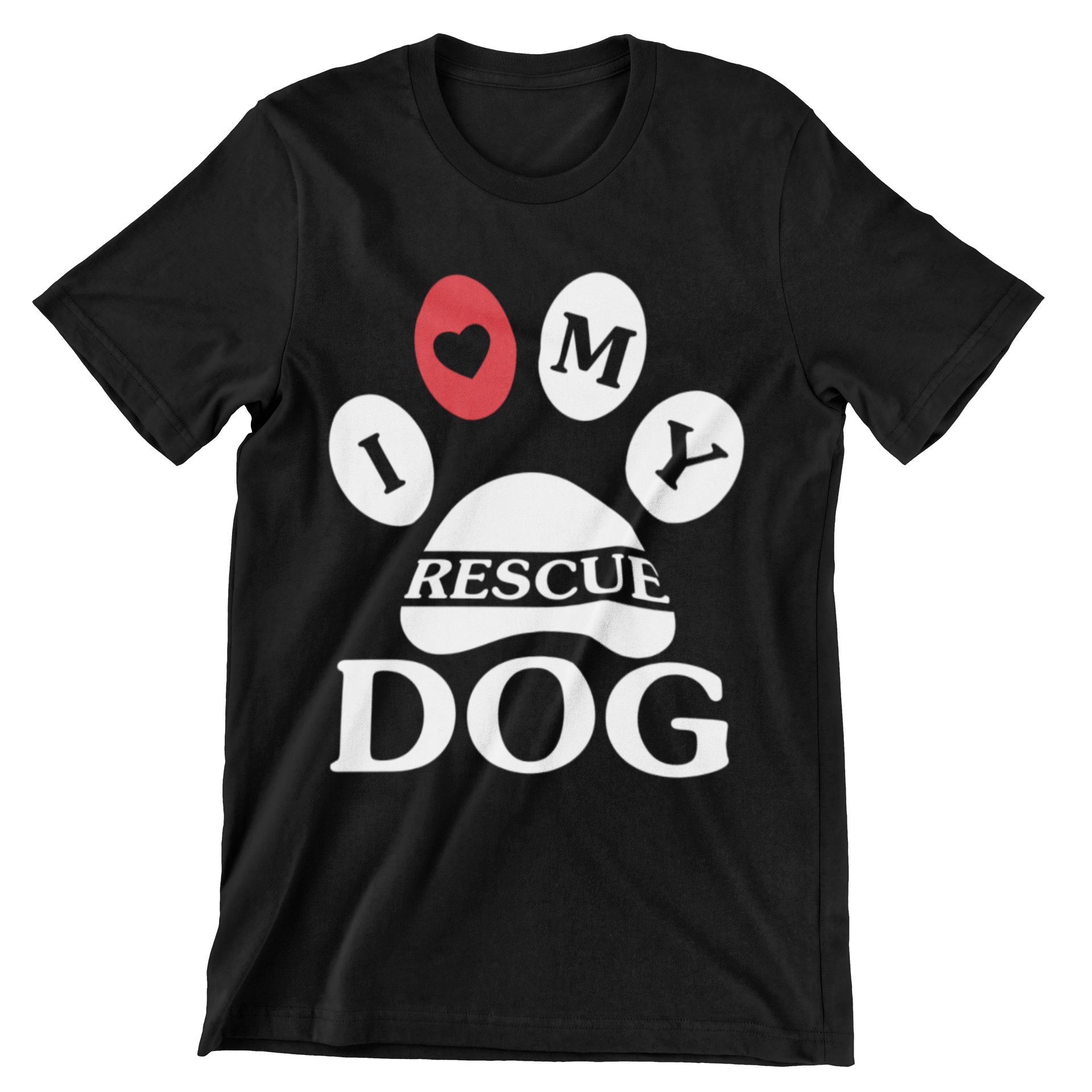 I Love My Rescue Dog T-Shirt - CraftNest - Digital Crafting and Art