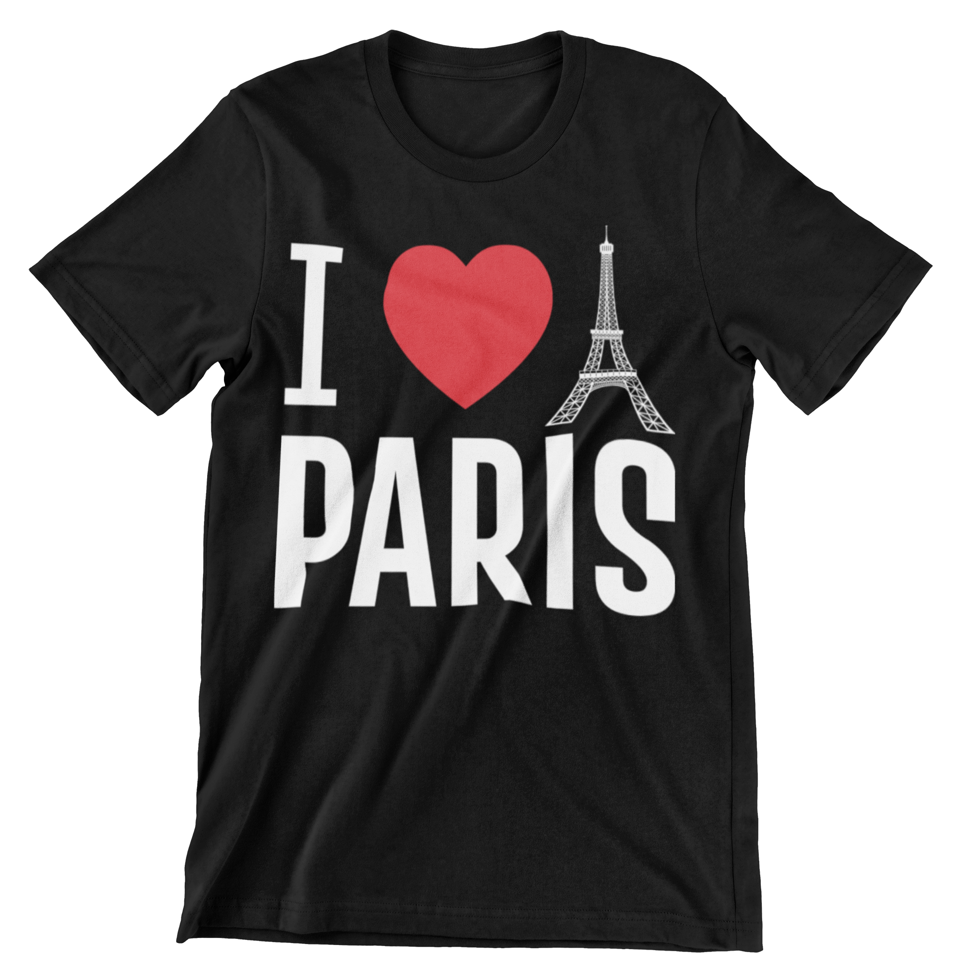 I Love Paris T-Shirt - CraftNest - Digital Crafting and Art