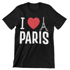 I Love Paris T-Shirt - CraftNest - Digital Crafting and Art