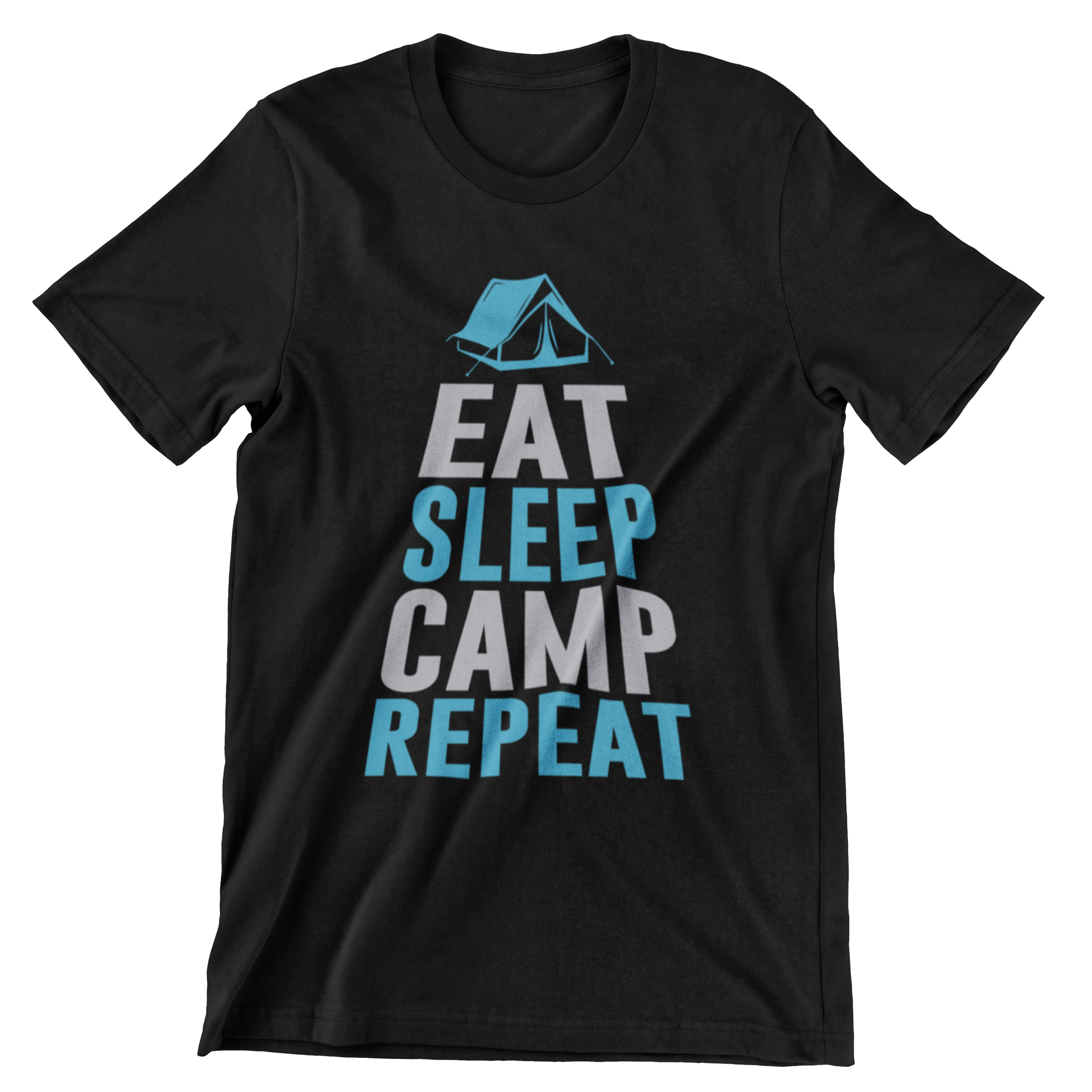 Eat Sleep Camp Repeat T-Shirt - CraftNest - Digital Crafting and Art