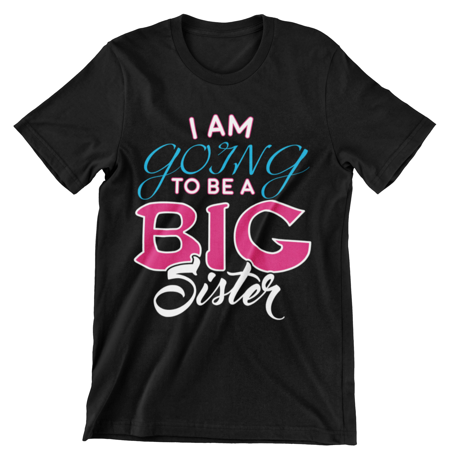 I Am Going To Be A Big Sister T-Shirt - CraftNest - Digital Crafting and Art