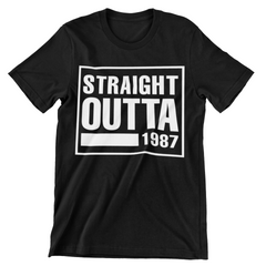 Straight Outta 1987 T-Shirt - CraftNest - Digital Crafting and Art