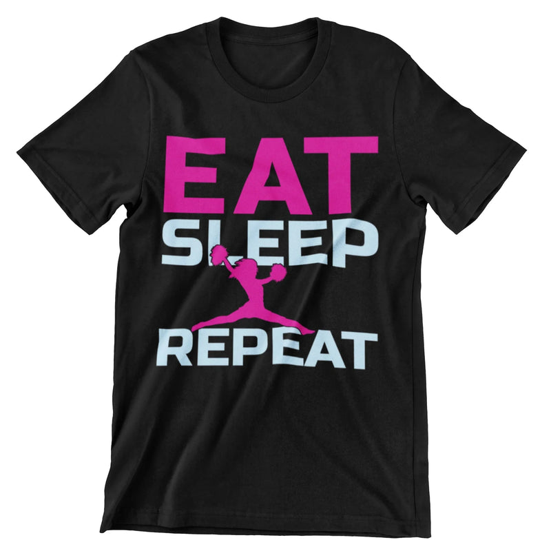 Eat Sleep Cheer T-Shirt - CraftNest - Digital Crafting and Art
