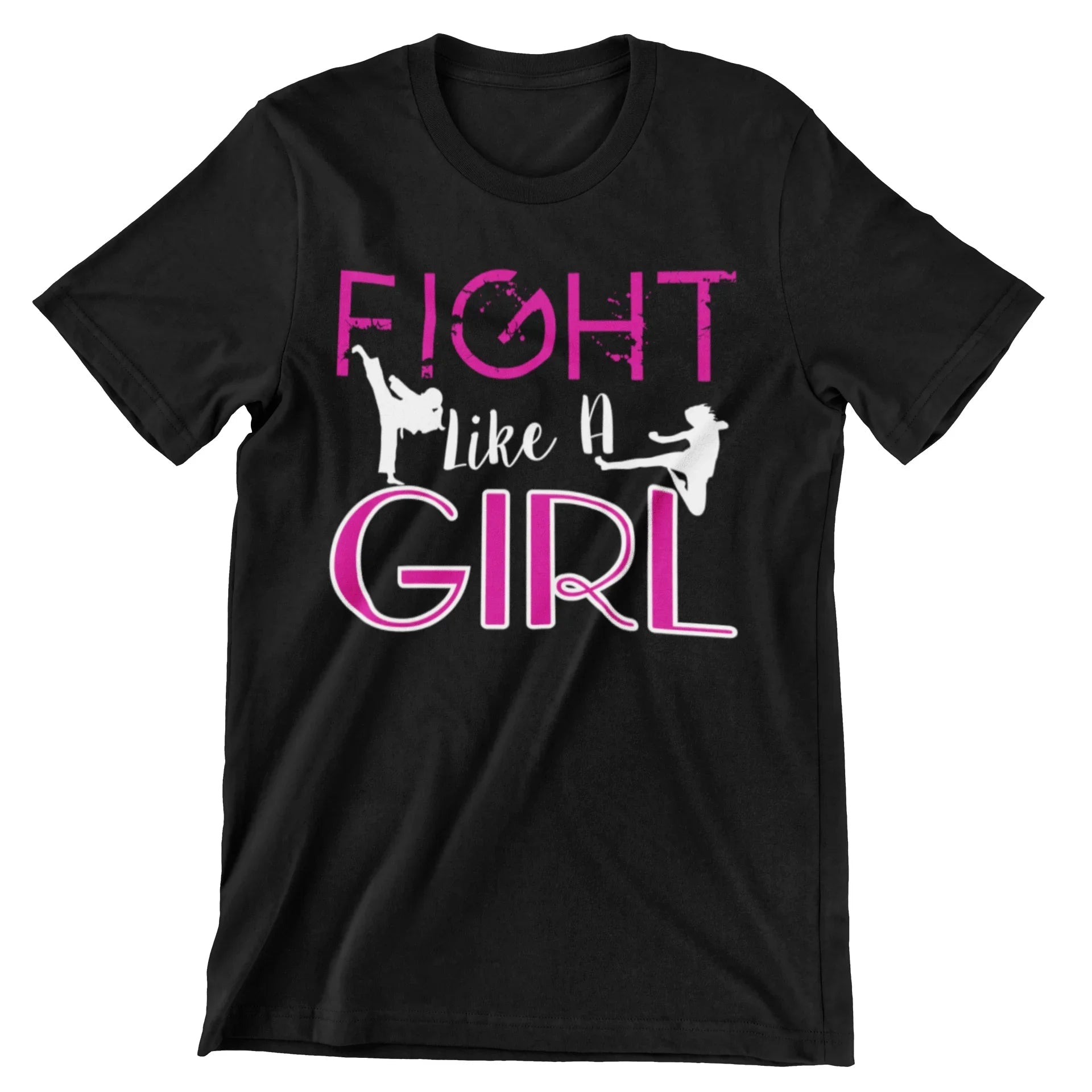 Fight Like A Girl T-Shirt - CraftNest - Digital Crafting and Art
