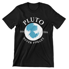 Never Forget Pluto T-Shirt - 1930-2006 - CraftNest - Digital Crafting and Art