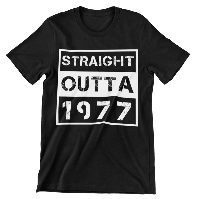 Straight Outta 1977 T-Shirt - CraftNest - Digital Crafting and Art