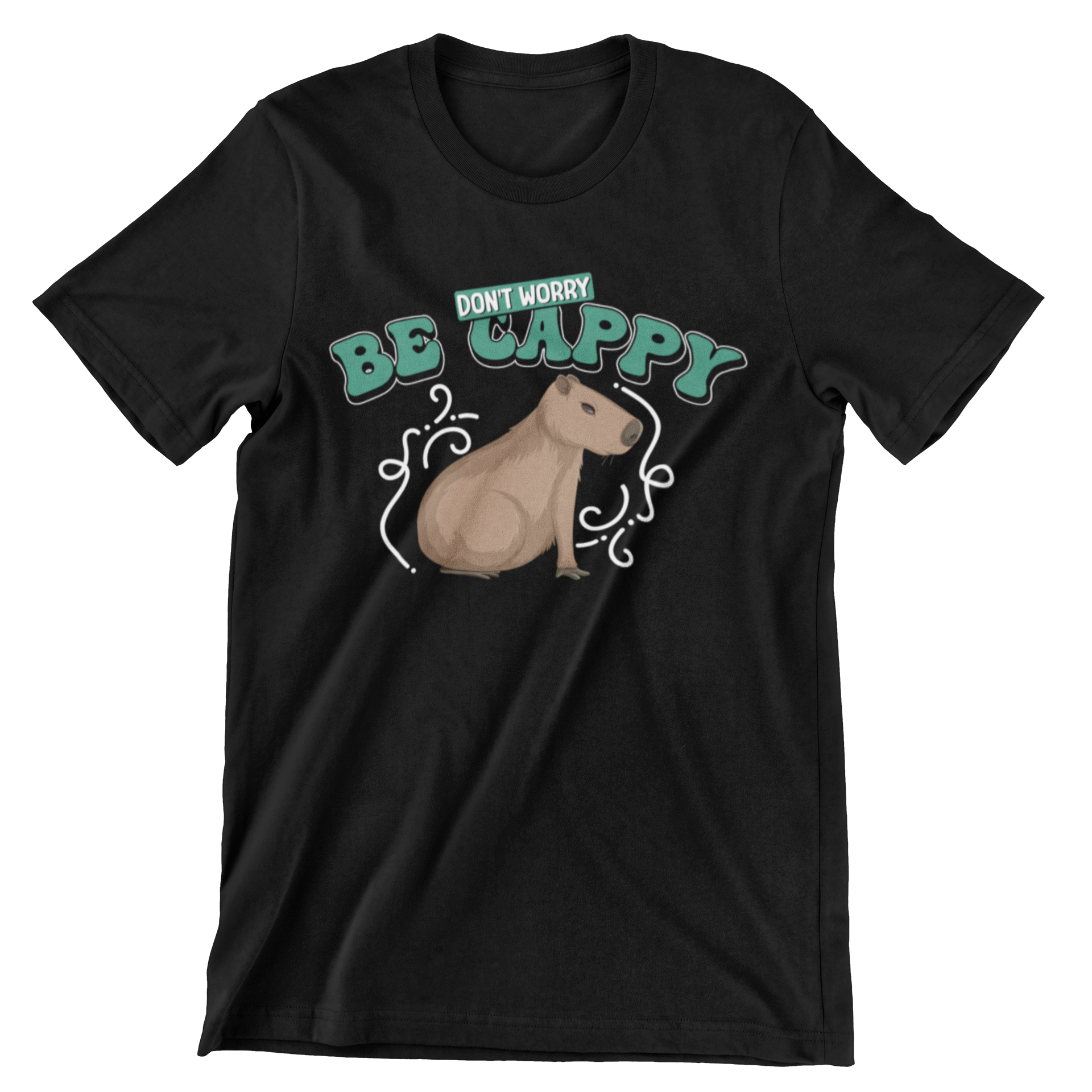 Don't Worry Be Cappy T-Shirt - CraftNest - Digital Crafting and Art
