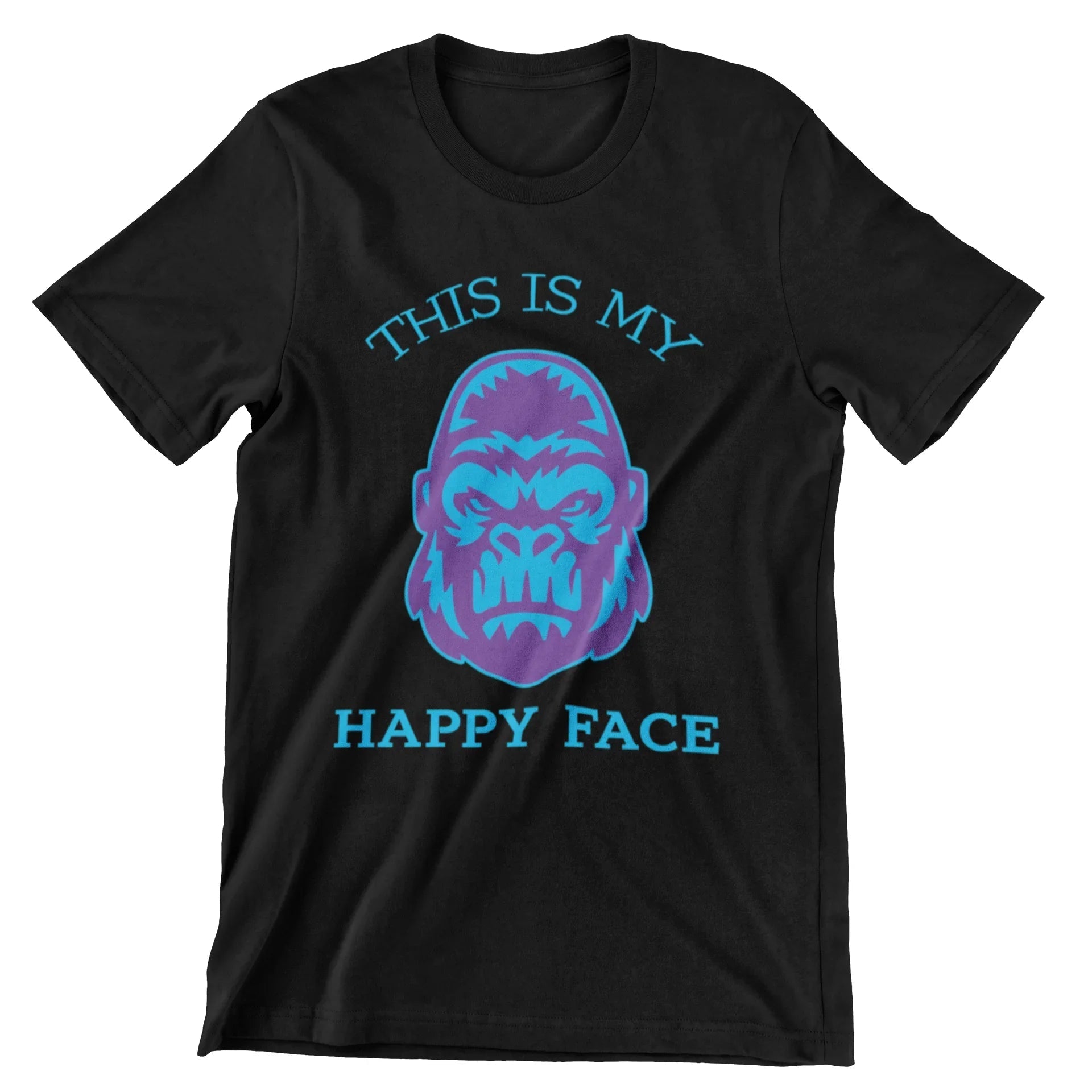 This Is My Happy Face T-Shirt - CraftNest - Digital Crafting and Art