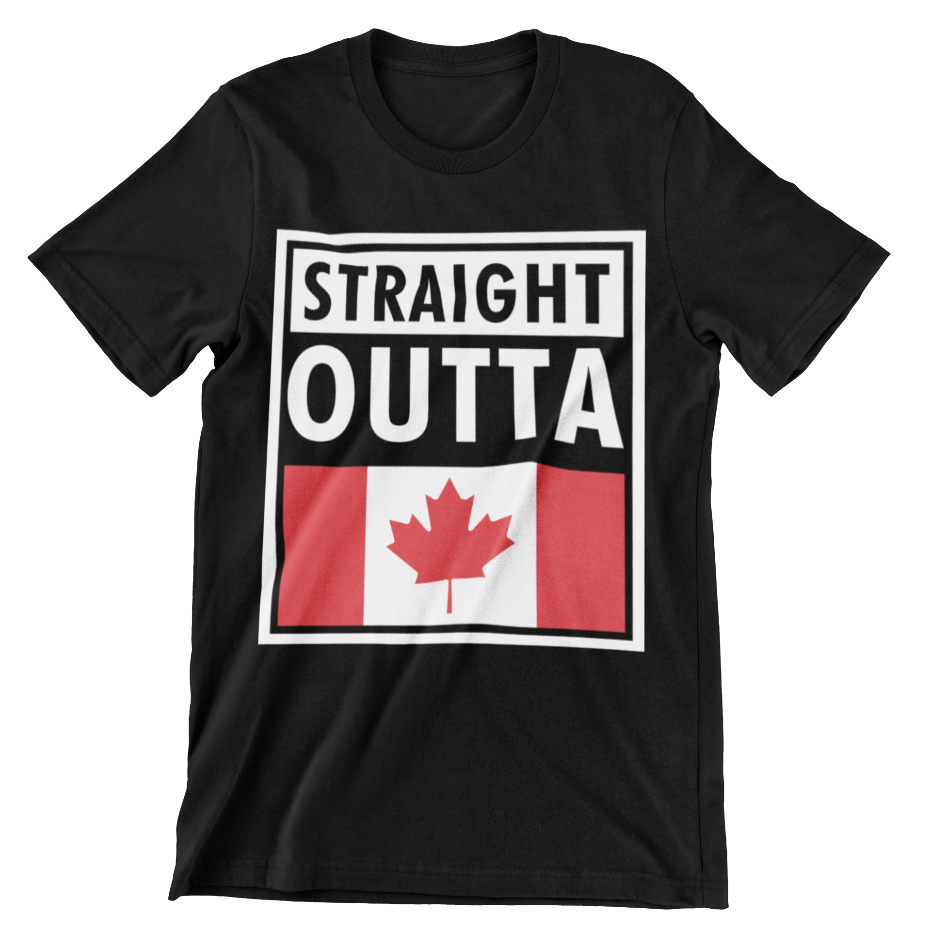 Straight Outta Canada T-Shirt - CraftNest - Digital Crafting and Art