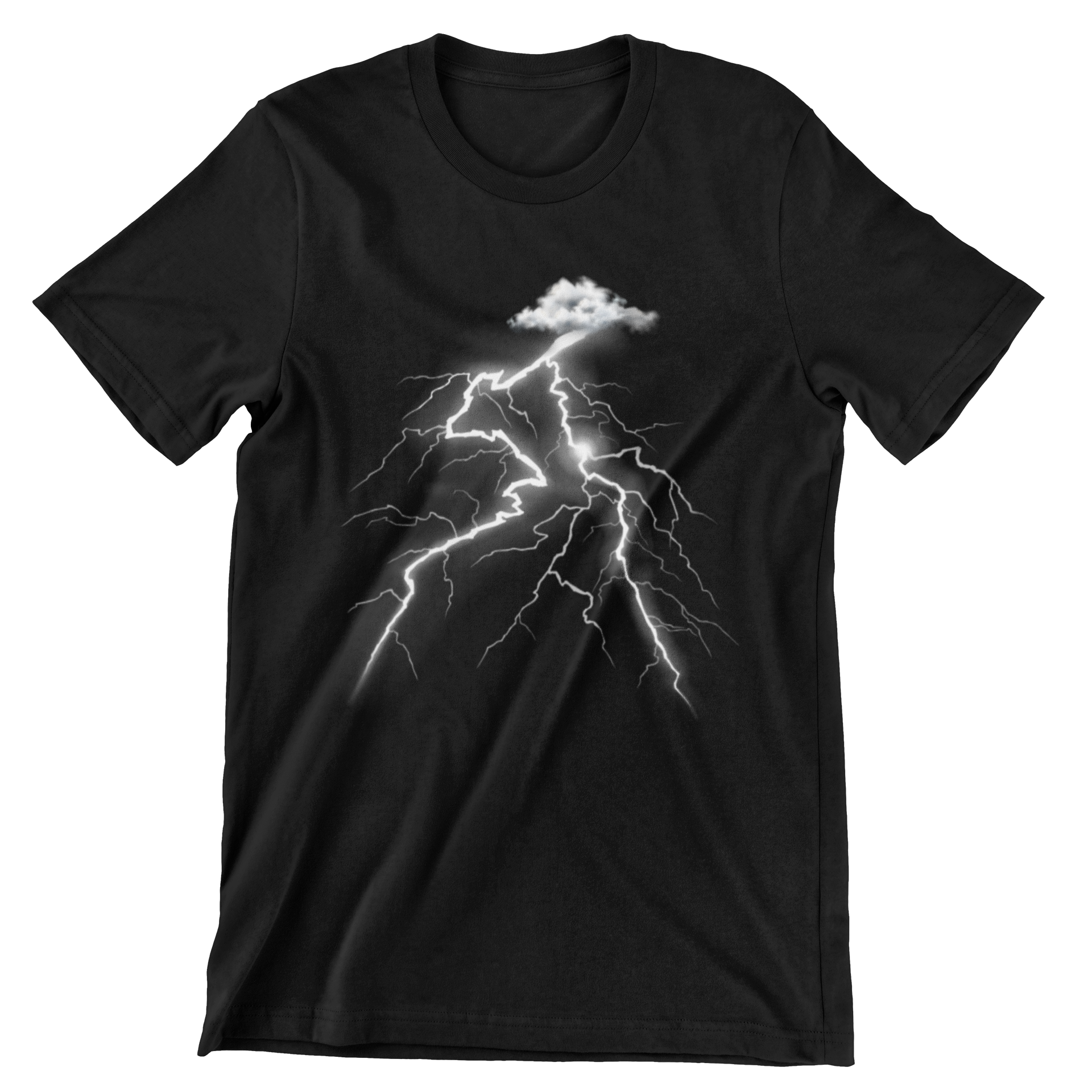 Lightning T-Shirt - CraftNest - Digital Crafting and Art
