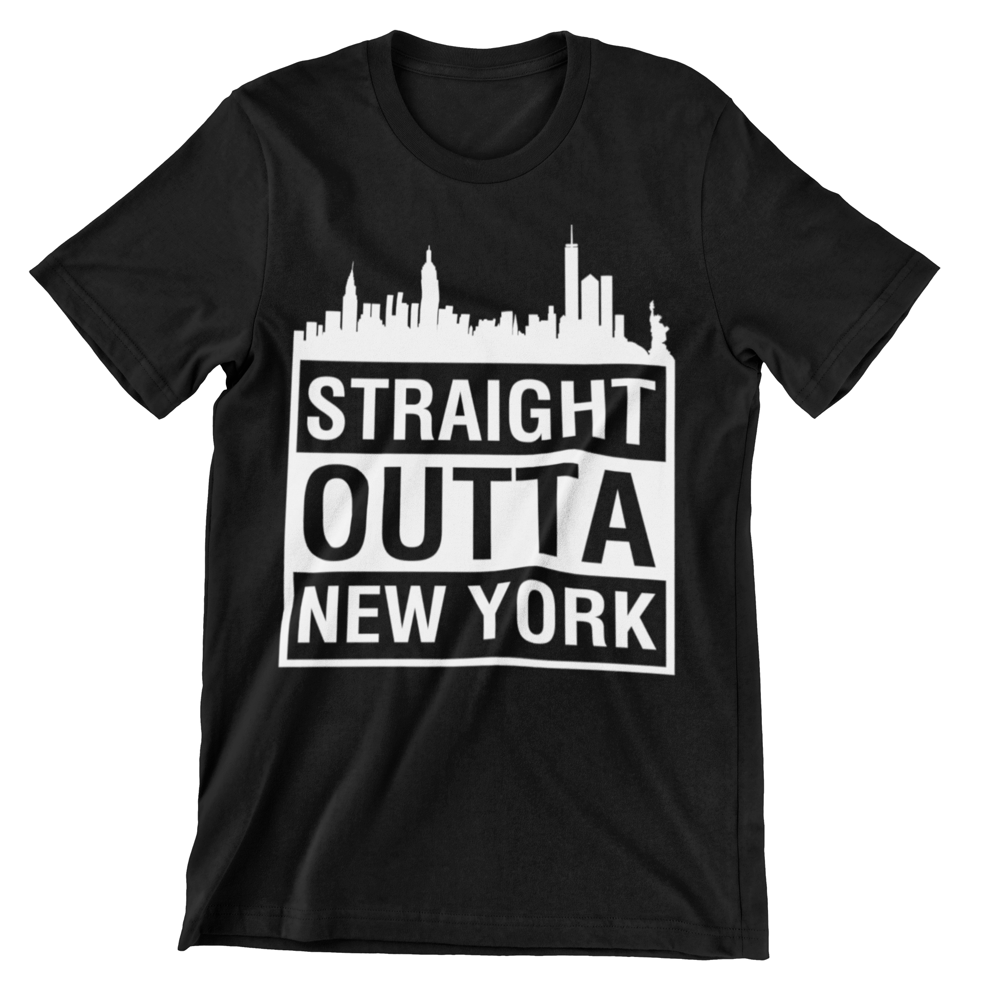 Straight Outta New York T-Shirt - CraftNest - Digital Crafting and Art