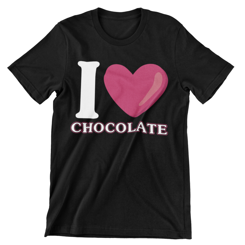 I Love Chocolate T-Shirt - CraftNest - Digital Crafting and Art