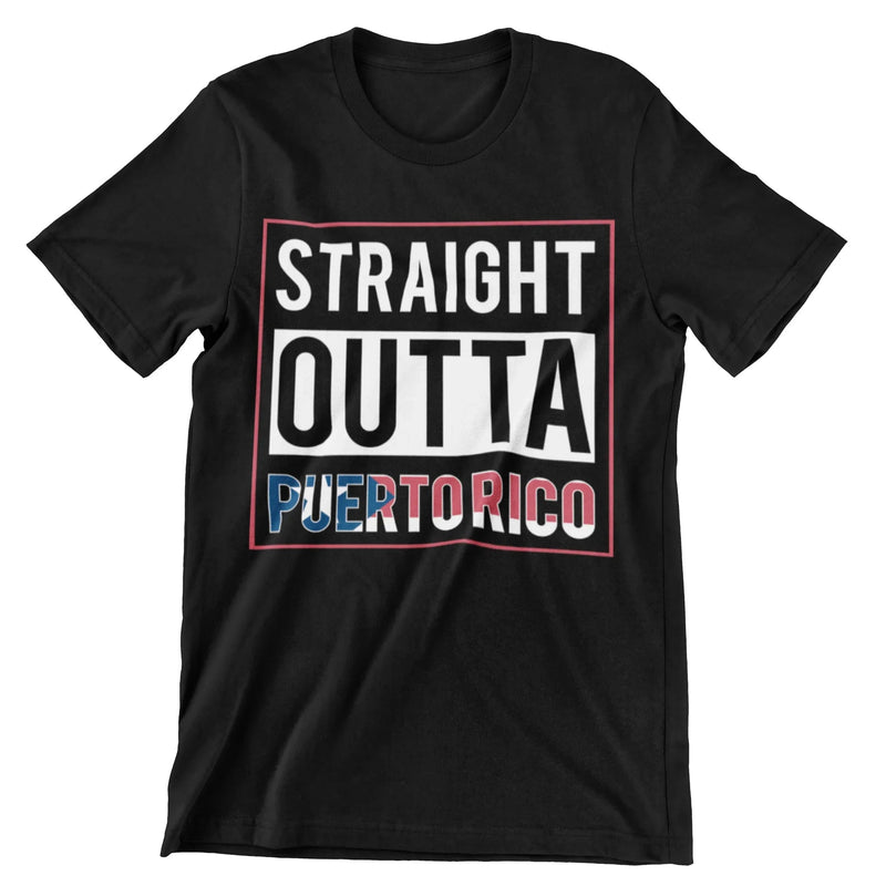 Straight Outta Puerto Rico T-Shirt - CraftNest - Digital Crafting and Art