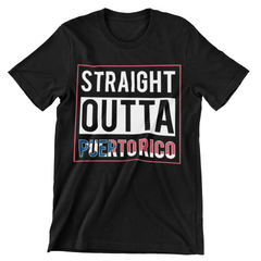 Straight Outta Puerto Rico T-Shirt - CraftNest - Digital Crafting and Art