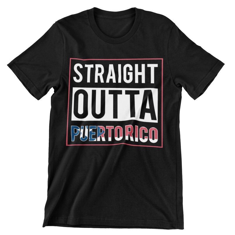 Straight Outta Puerto Rico T-Shirt - CraftNest - Digital Crafting and Art