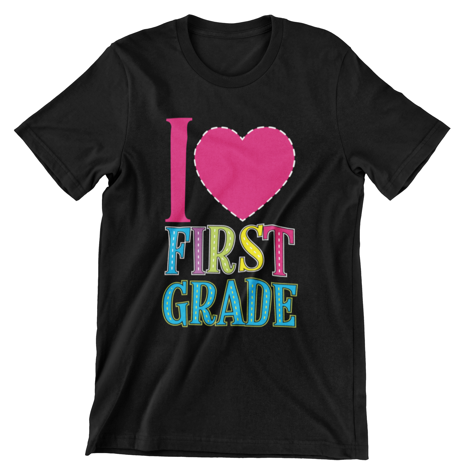 I Love First Grade T-Shirt - CraftNest - Digital Crafting and Art