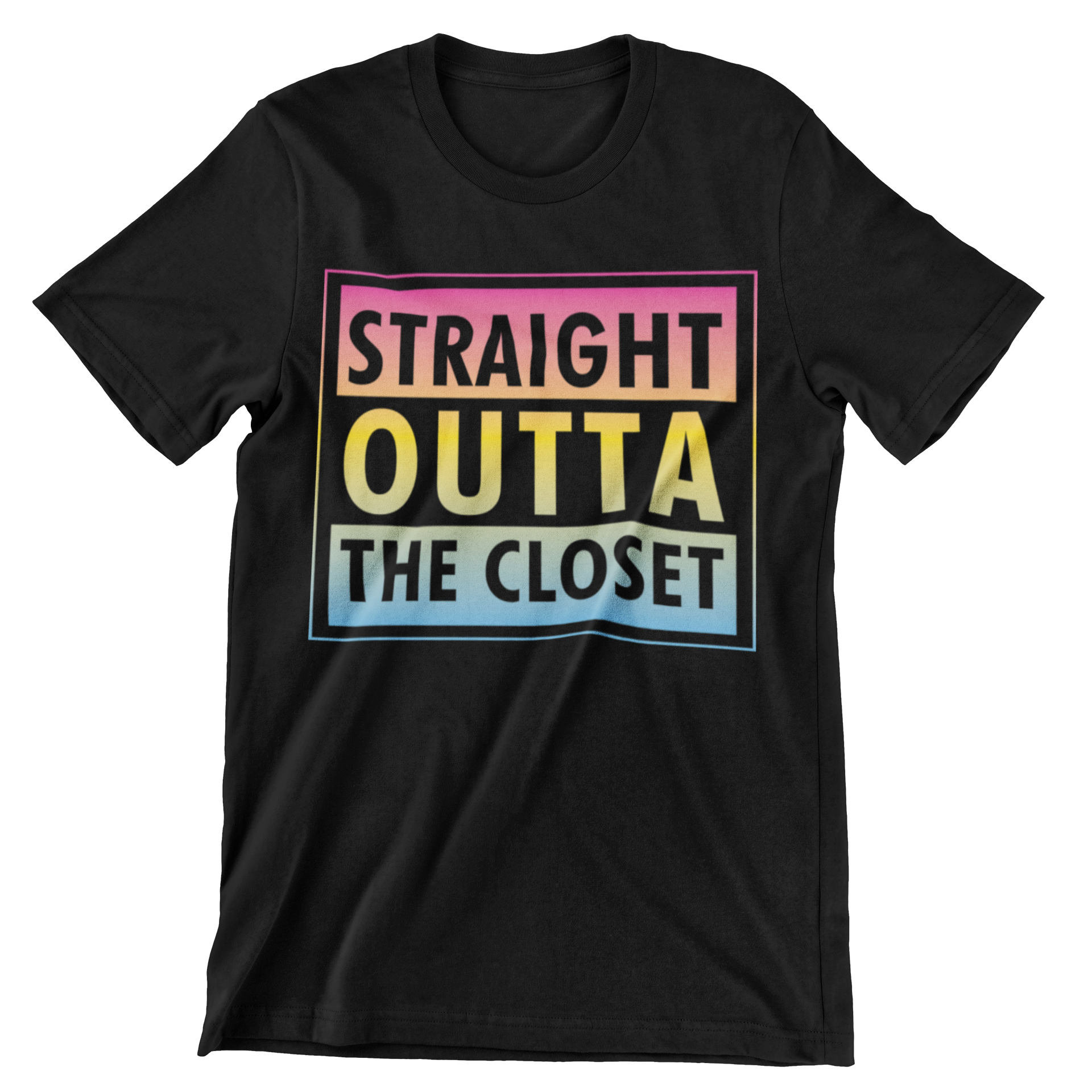 Straight Outta The Closet T-Shirt - CraftNest - Digital Crafting and Art