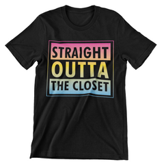 Straight Outta The Closet T-Shirt - CraftNest - Digital Crafting and Art