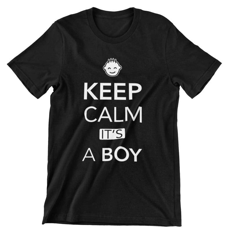 Keep Calm It's A Boy T-Shirt - CraftNest - Digital Crafting and Art