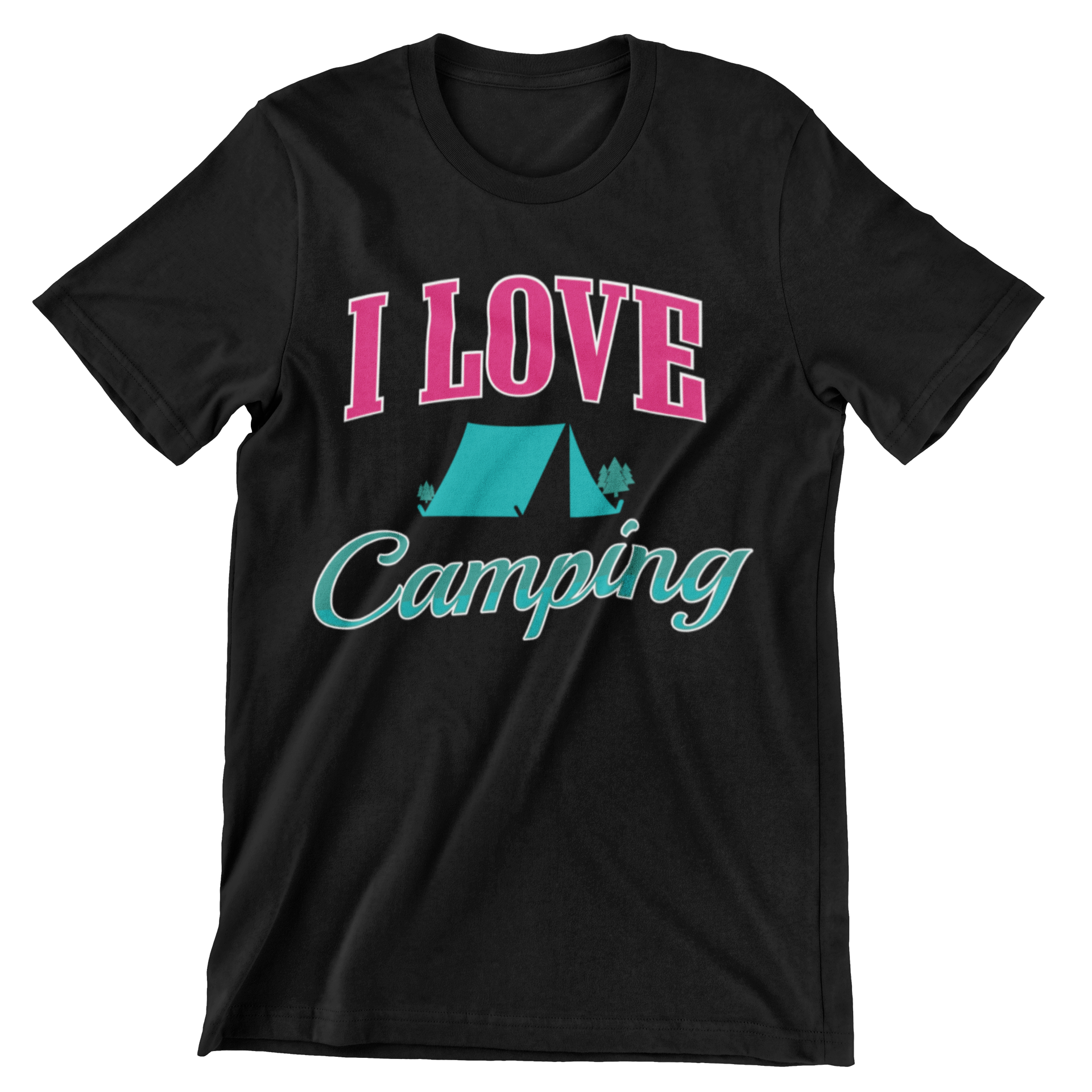 I Love Camping T-Shirt - CraftNest - Digital Crafting and Art