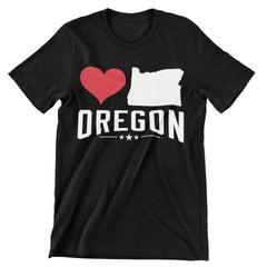 I Love Oregon T-Shirt - CraftNest - Digital Crafting and Art