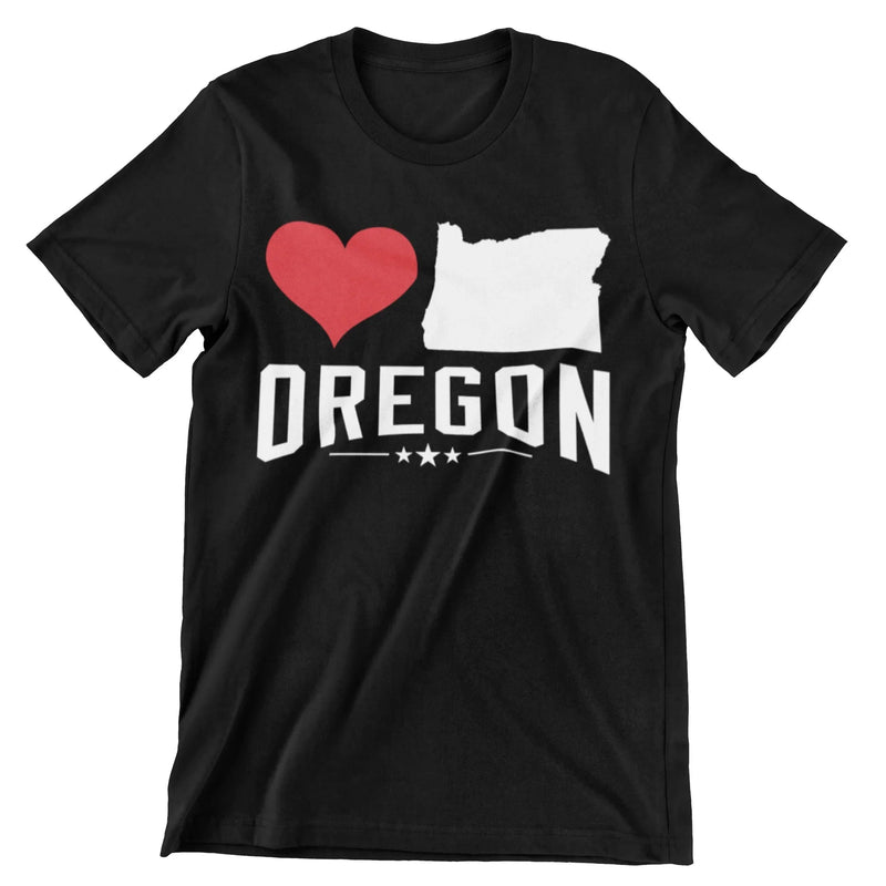 I Love Oregon T-Shirt - CraftNest - Digital Crafting and Art
