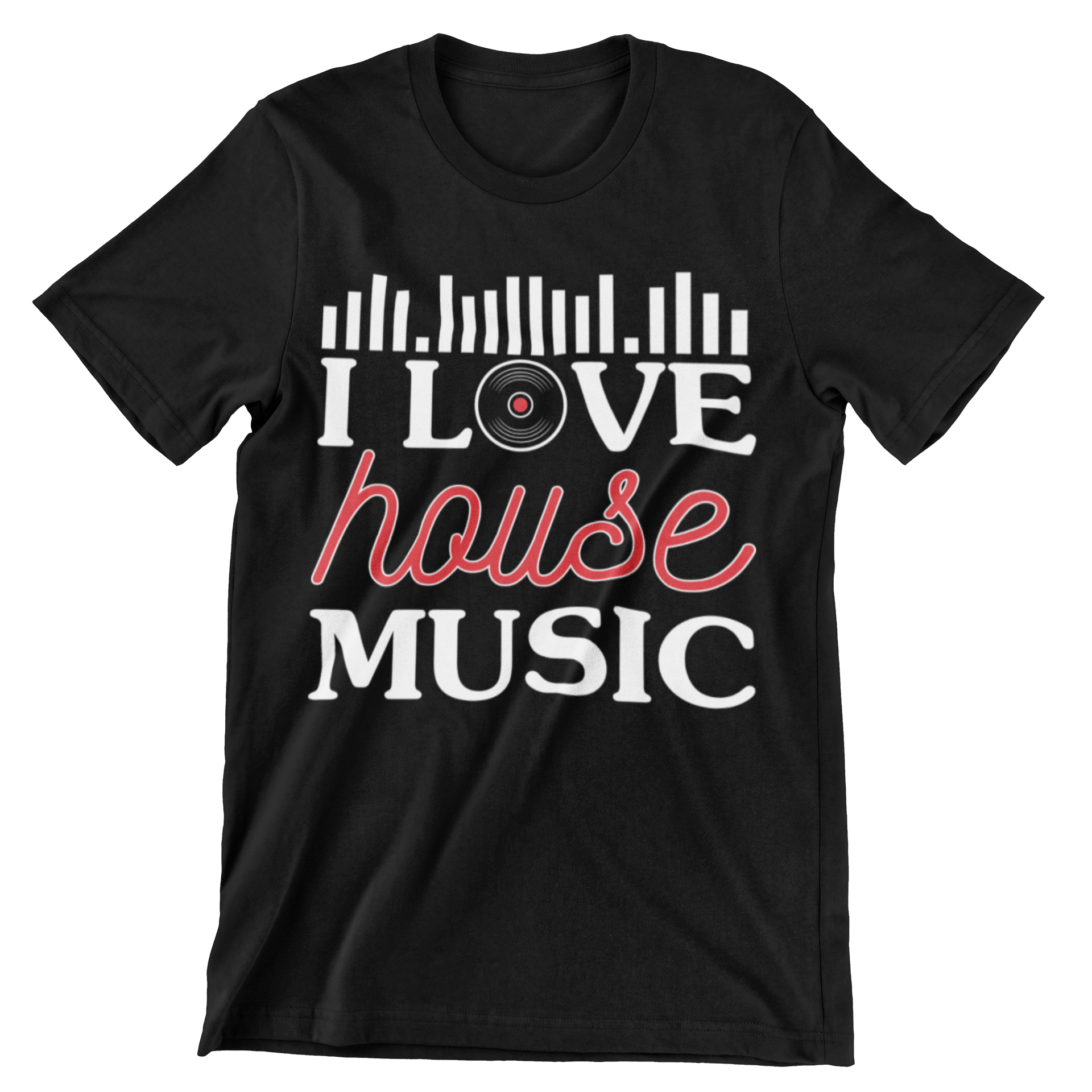 I Love House Music T-Shirt - CraftNest - Digital Crafting and Art