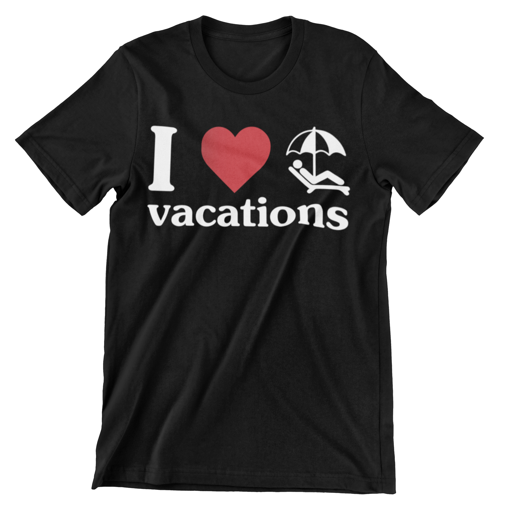 I Love Vacations T-Shirt - CraftNest - Digital Crafting and Art