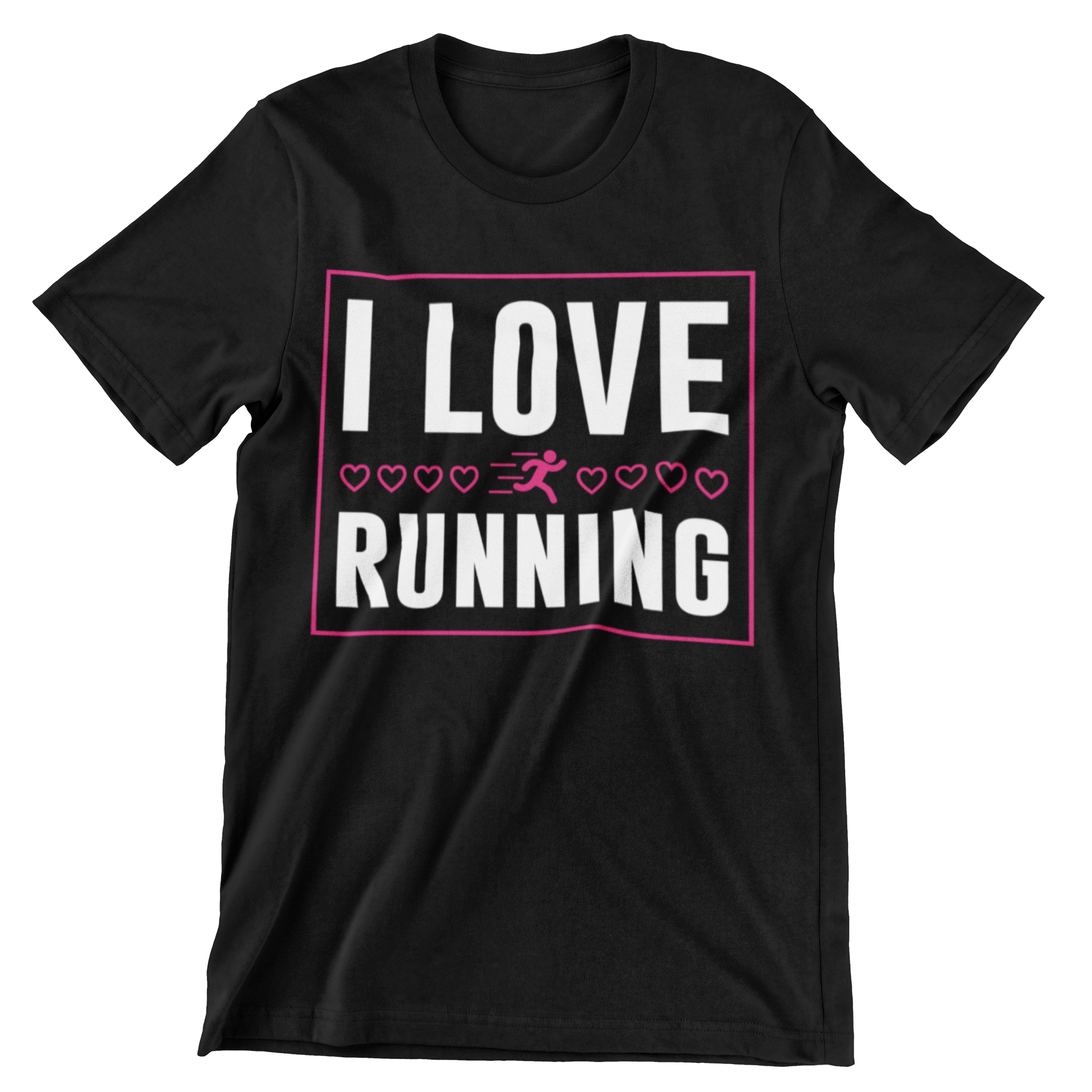 I Love Running T-Shirt - CraftNest - Digital Crafting and Art