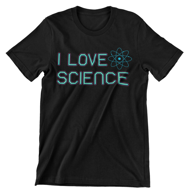 I Love Science T-Shirt - CraftNest - Digital Crafting and Art