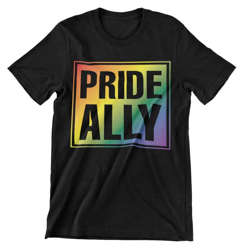 Pride Ally T-Shirt - CraftNest - Digital Crafting and Art