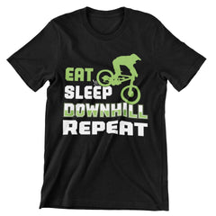 Eat Sleep Downhill Repeat T-Shirt - CraftNest - Digital Crafting and Art