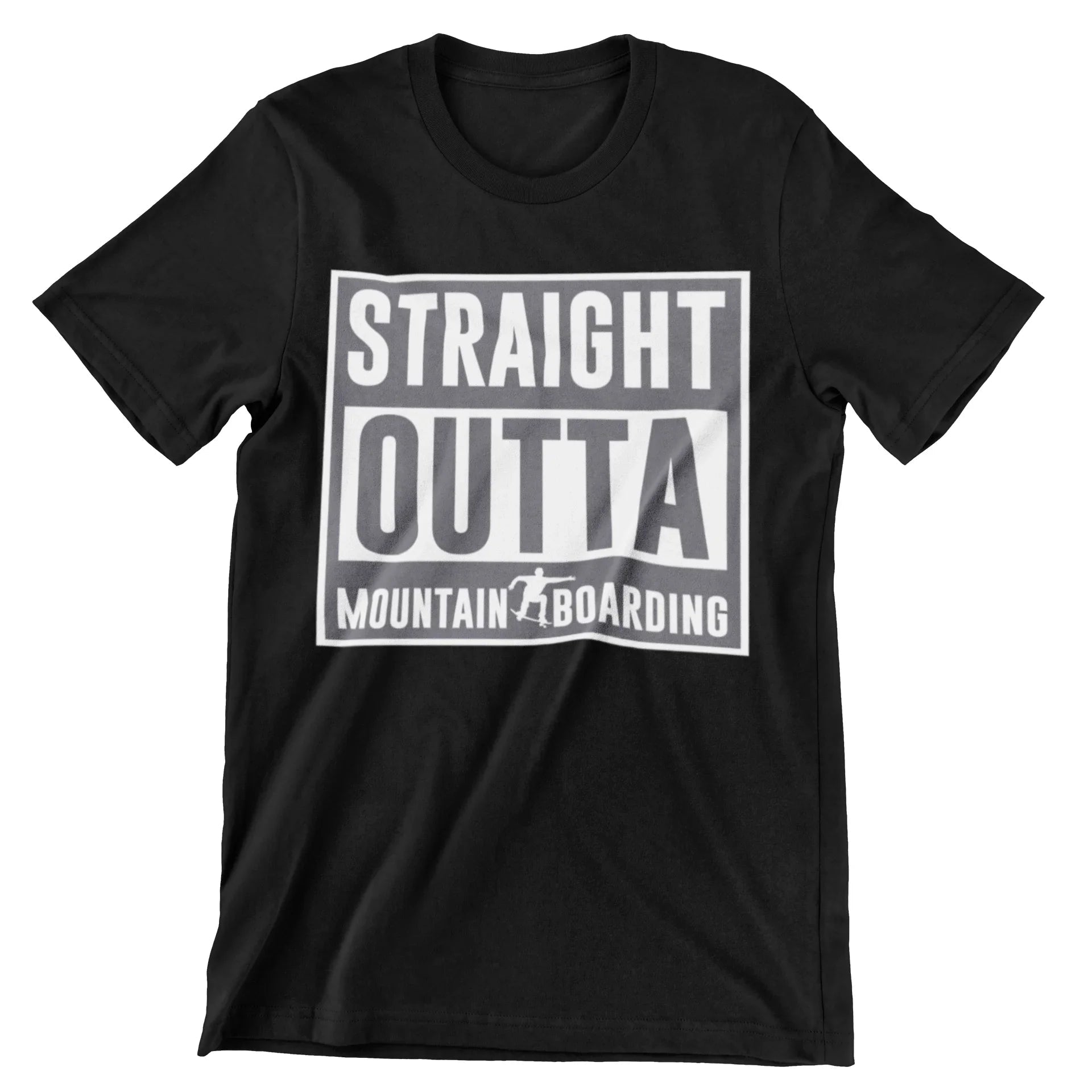 Straight Outta Mountain Boarding T-Shirt - CraftNest - Digital Crafting and Art