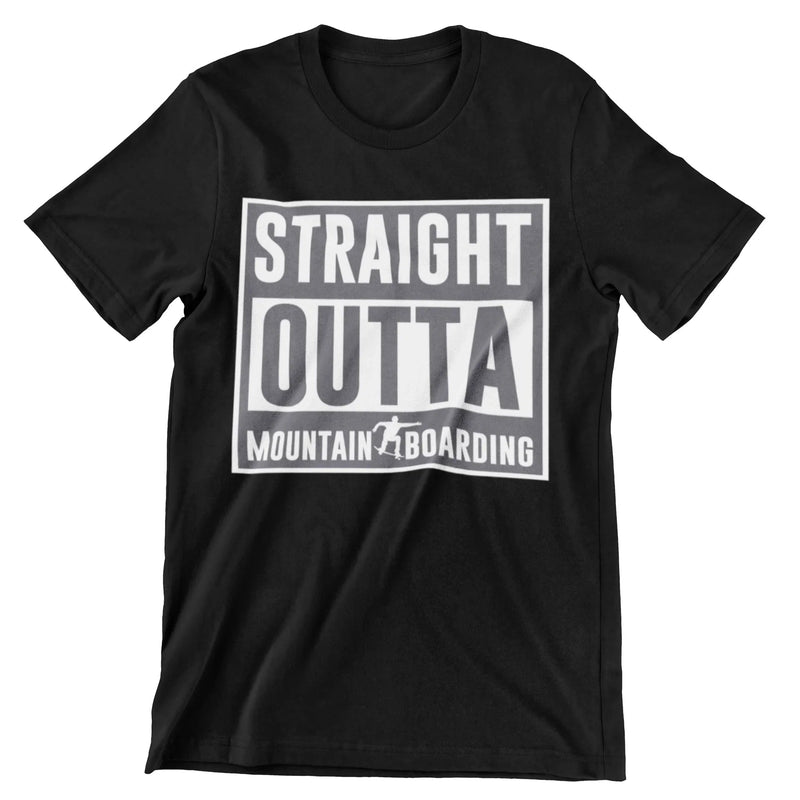 Straight Outta Mountain Boarding T-Shirt - CraftNest - Digital Crafting and Art