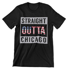 Straight Outta Chicago T-Shirt - CraftNest - Digital Crafting and Art