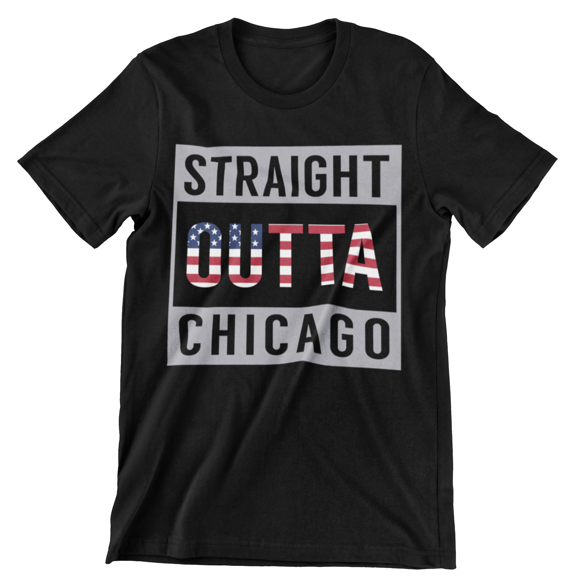 Straight Outta Chicago T-Shirt - CraftNest - Digital Crafting and Art