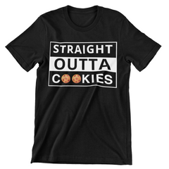 Straight Outta Cookies T-Shirt - CraftNest - Digital Crafting and Art