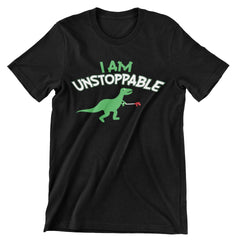 I Am Unstoppable T-Rex T-Shirt - CraftNest - Digital Crafting and Art