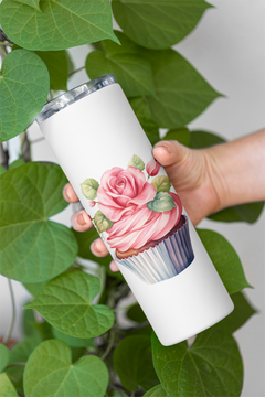 Flower Cupcakes Clipart - CraftNest
