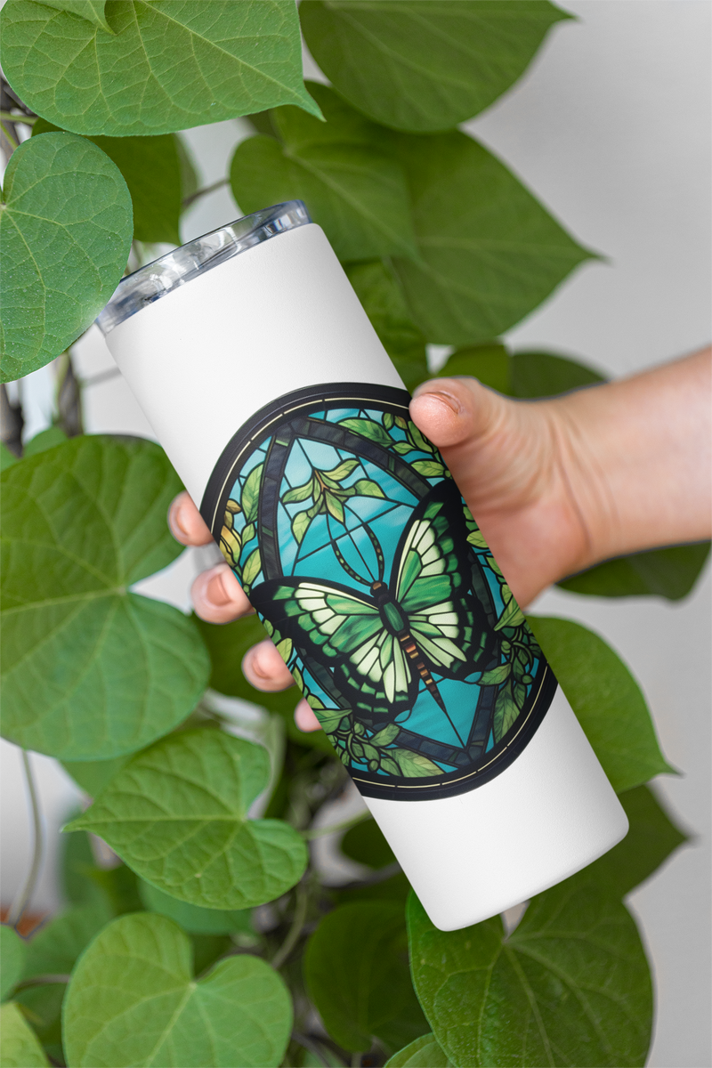 Stained Glass Butterflies Clipart - CraftNest