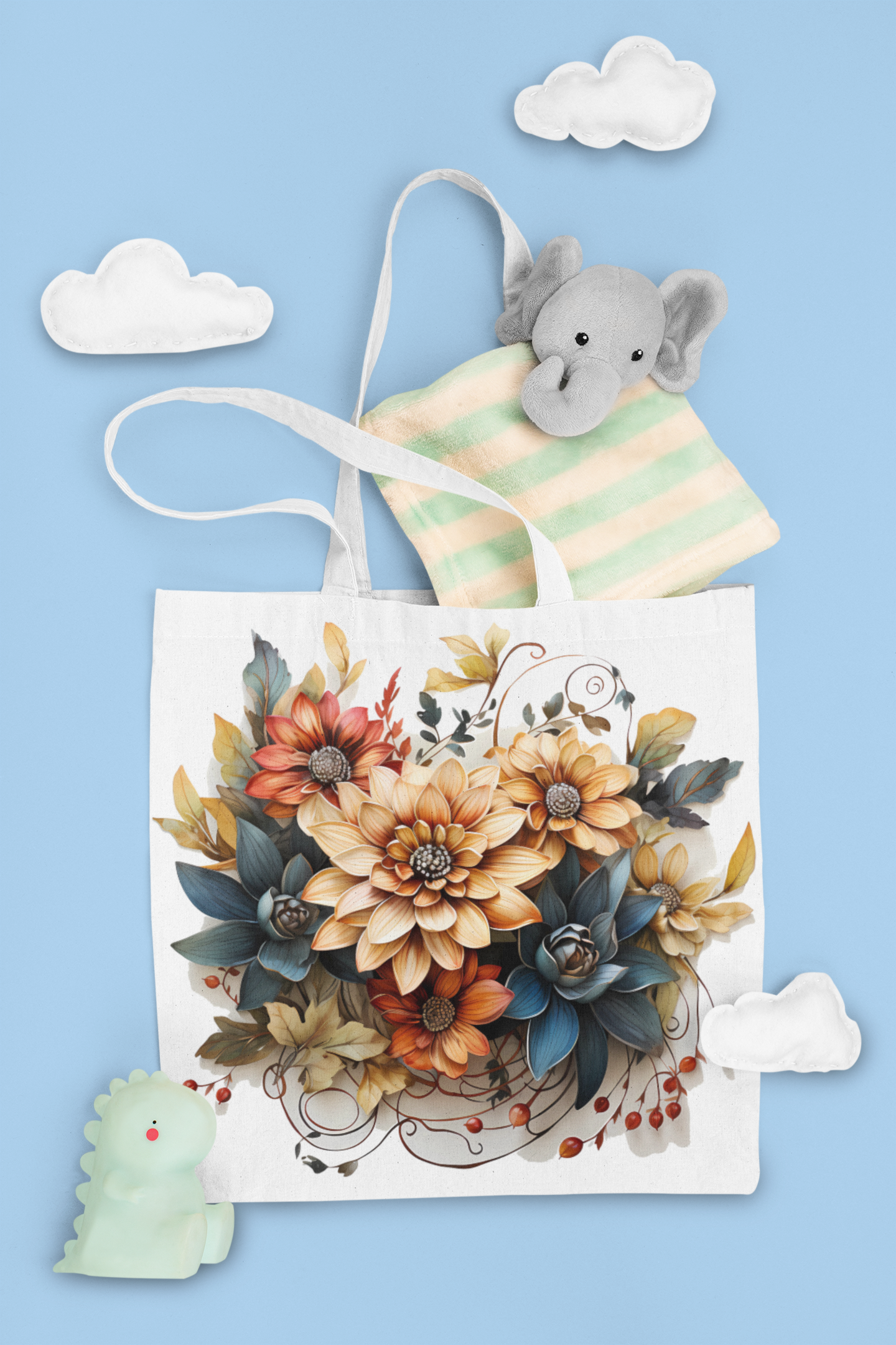 Zinnia's Autumn Zenith Clipart - CraftNest