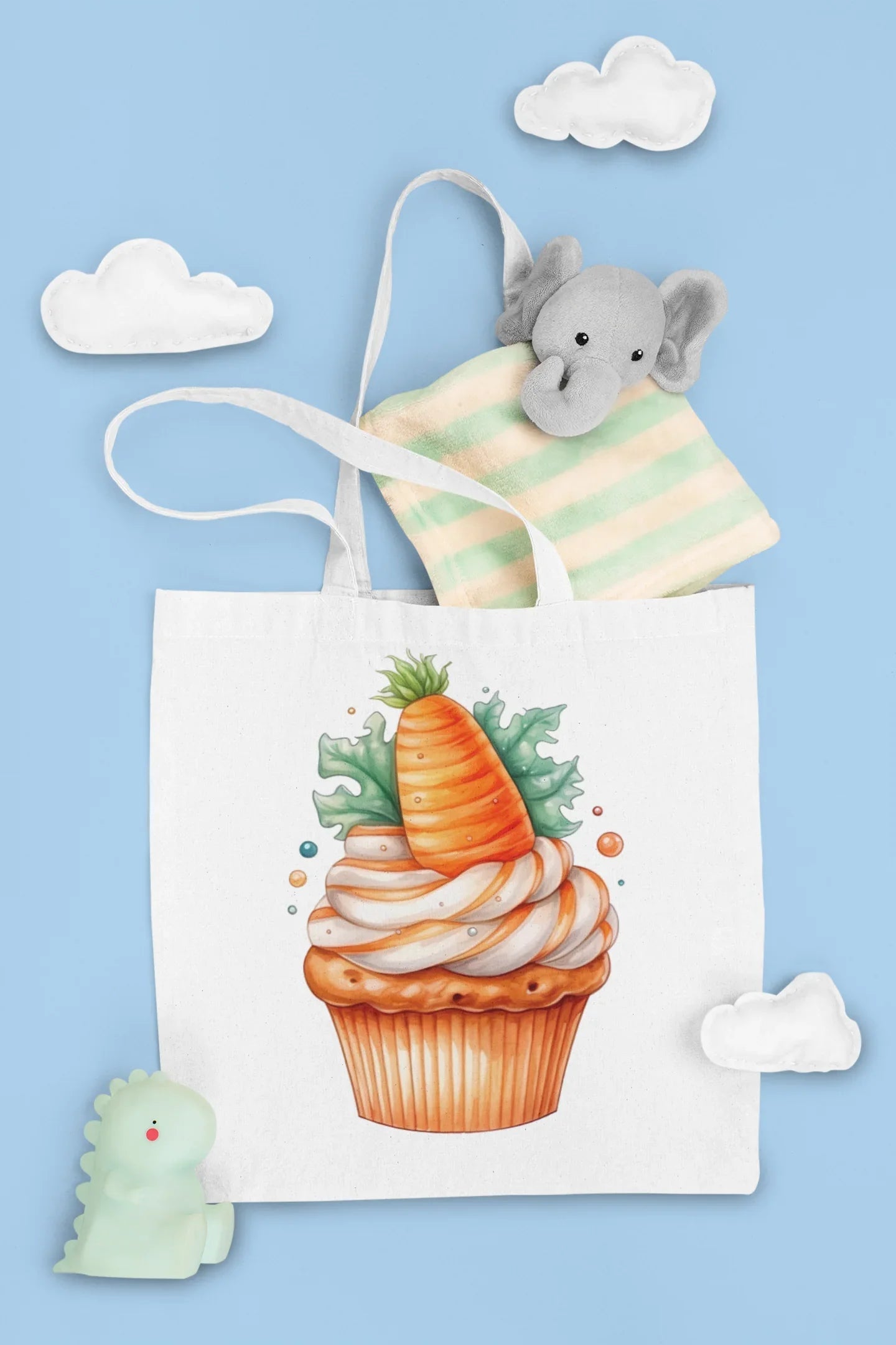 Carrot Cake Cupcakes Clipart - CraftNest