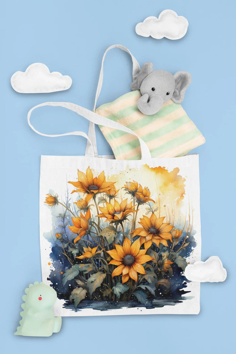 Sunflowers At Dusk Clipart - CraftNest