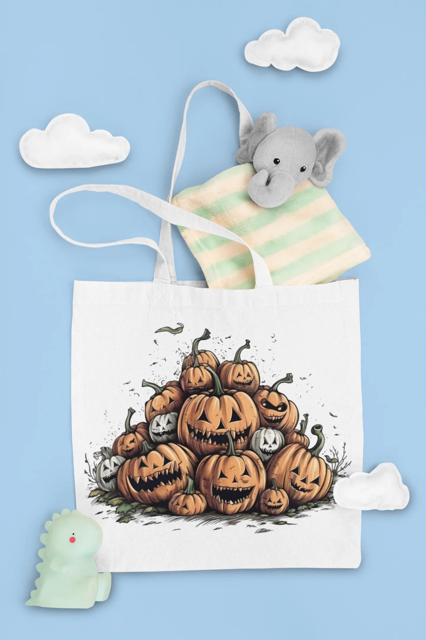 Halloween On Farm Clipart - CraftNest