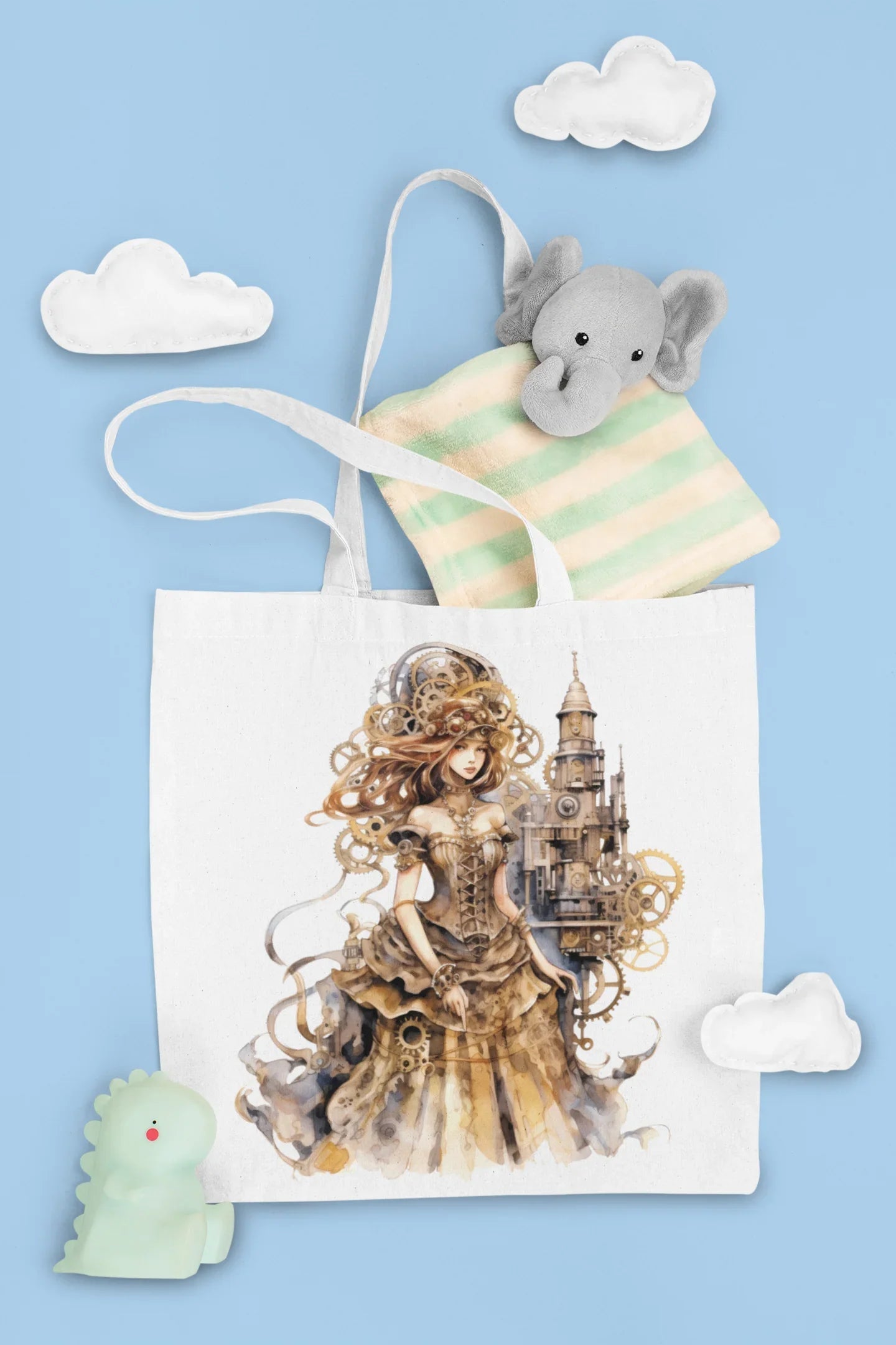 Steampunk Princess Clipart - CraftNest