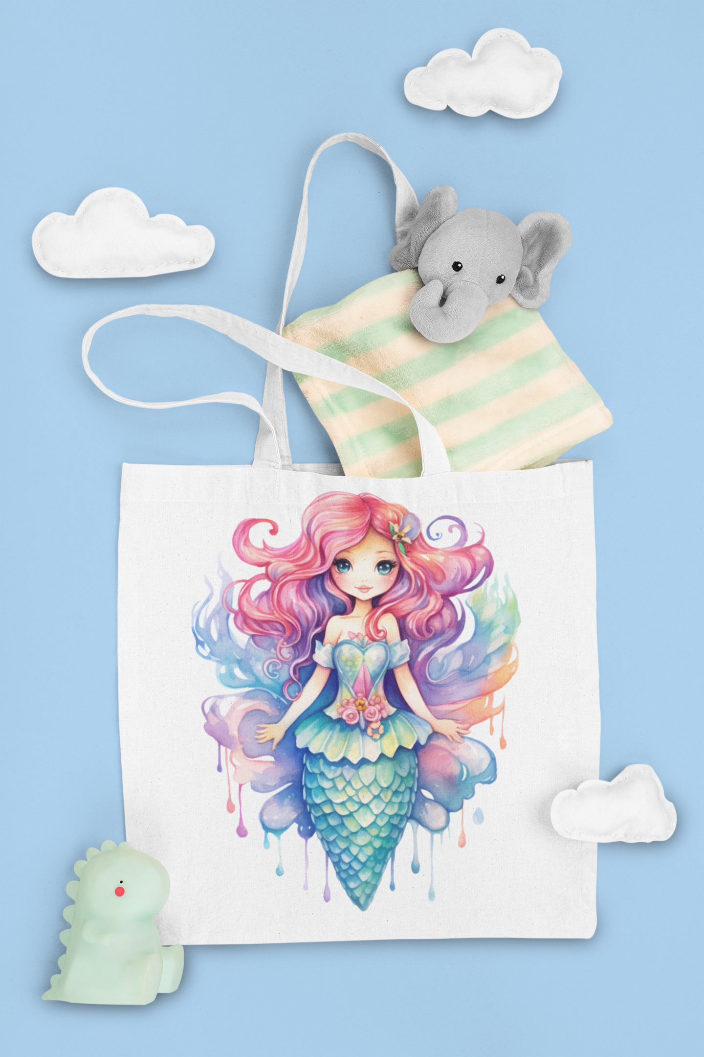 Love Mermaids Clipart - CraftNest