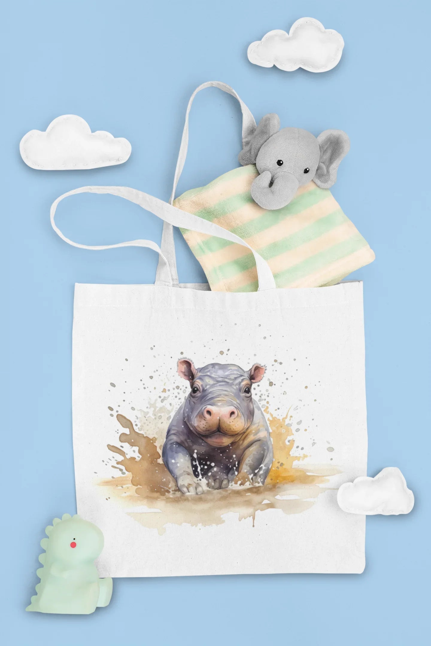 Baby Hippo Clipart - CraftNest