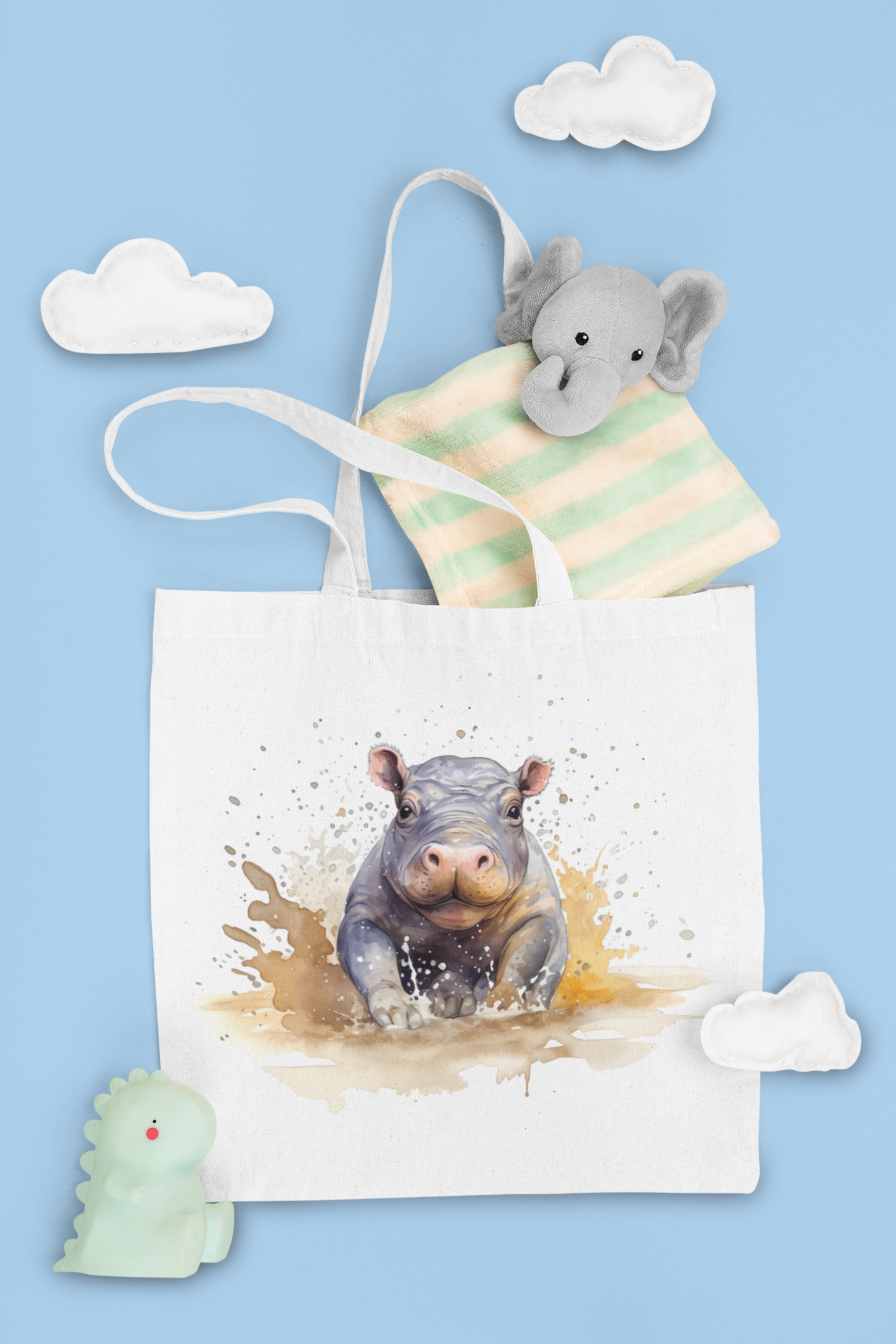 Baby Hippo Clipart - CraftNest