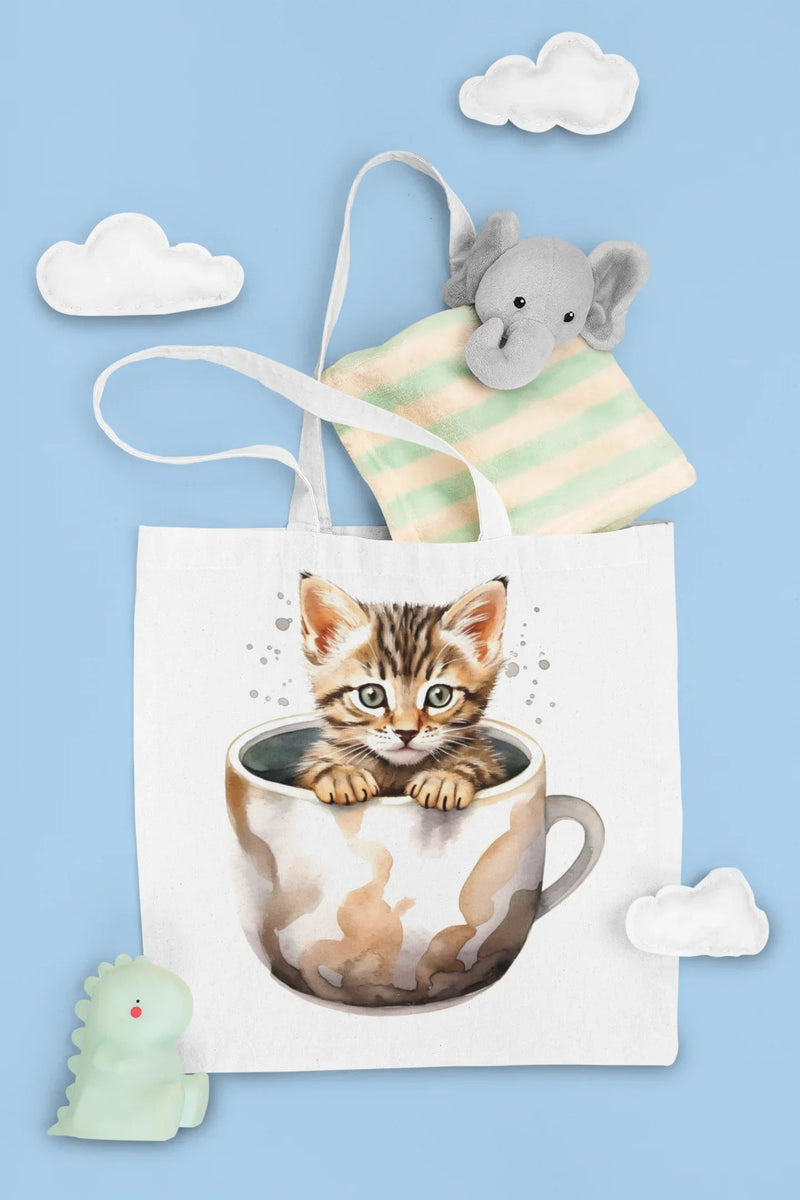 Kitten In A Cup Clipart - CraftNest